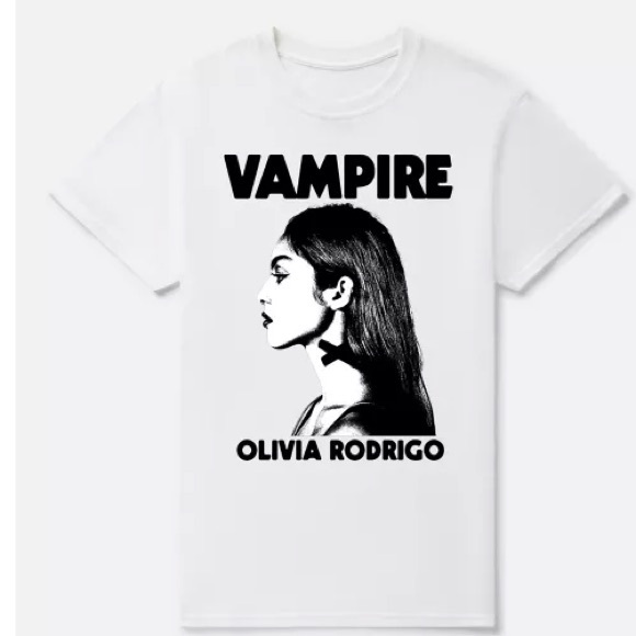 Olivia Rodrigo Vampire T Shirt - Picture 1 of 2